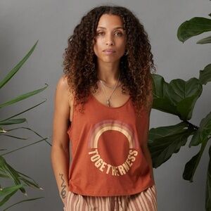 Comfy Togetherness Tank in Rust by Known Supply